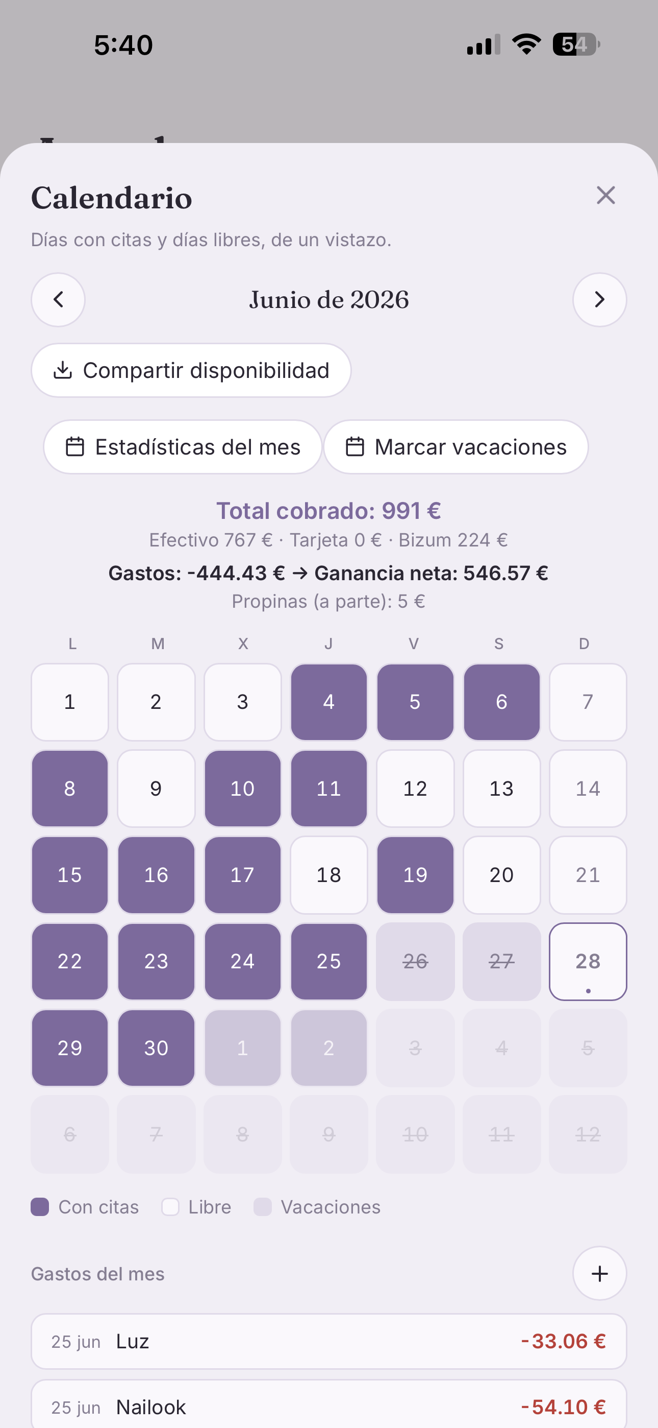Calendario